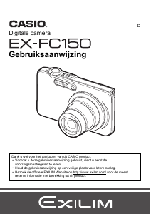 Handleiding Casio EX-FC150 Digitale camera