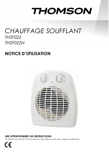 Mode d’emploi Thomson THSF022 Chauffage