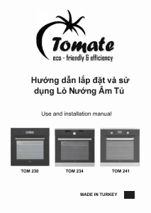 Hướng dẫn sử dụng Tomate TOM 230 Lò nướng