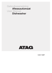 Manual ATAG VA5114BT Dishwasher