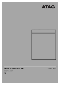 Mode d’emploi ATAG VA8113QT Lave-vaisselle