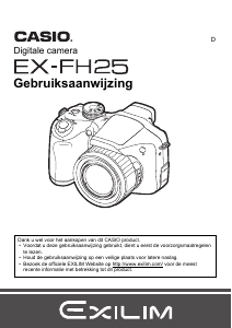 Handleiding Casio EX-FH25 Digitale camera