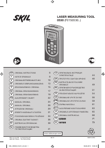 Priručnik Skil 0530 AA Laserski daljinomjer