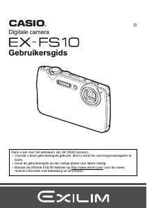 Handleiding Casio EX-FS10 Digitale camera