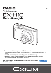 Handleiding Casio EX-H10 Digitale camera