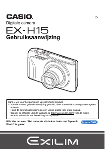 Handleiding Casio EX-H15 Digitale camera