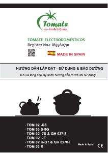 Hướng dẫn sử dụng Tomate TOM 02I-7T Tarô