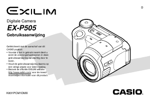 Handleiding Casio EX-P505 Digitale camera