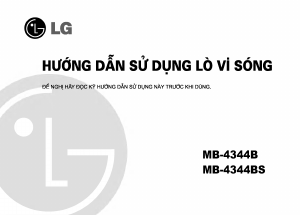 Hướng dẫn sử dụng LG MB-4344BS Lò vi sóng