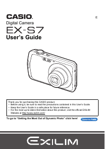 Handleiding Casio EX-S7 Digitale camera