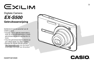 Handleiding Casio EX-S500 Digitale camera