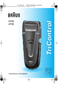 Manual Braun 4735 TriControl Shaver