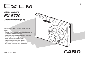 Handleiding Casio EX-S770 Digitale camera
