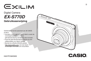 Handleiding Casio EX-S770D Digitale camera