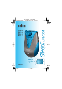 Brugsanvisning Braun 2390 Silk-epil EverSoft Epilator