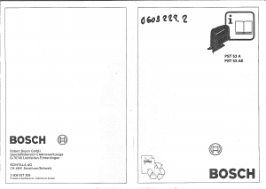 Manual de uso Bosch PST 53 A Sierra de calar
