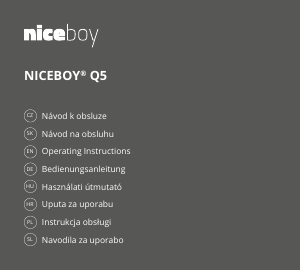 Manuál Niceboy Pilot Q5 Akční kamera