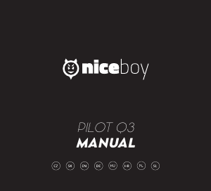 Manuál Niceboy Pilot Q3 Akční kamera