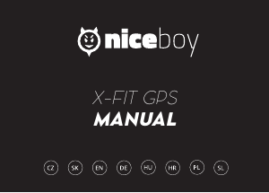 Használati útmutató Niceboy X-Fit GPS Tevékenységkövető