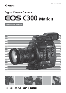 Handleiding Canon EOS C300 Mark II Camcorder