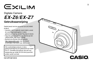 Handleiding Casio EX-Z6 Digitale camera