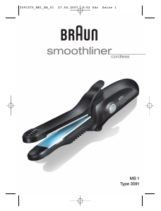 Manual Braun MS 1 Hair Styler