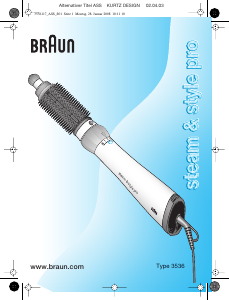 Hướng dẫn sử dụng Braun ASS 1000 Máy tạo kiểu tóc