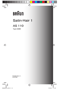 Rokasgrāmata Braun AS 110 Satin Hair 1 Matu veidotājs