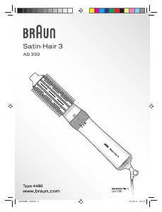 Rokasgrāmata Braun AS 330 Satin Hair 3 Matu veidotājs
