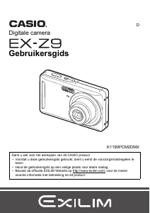 Handleiding Casio EX-Z9 Digitale camera