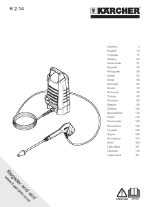 Manuál Kärcher K2.14 Tlaková myčka