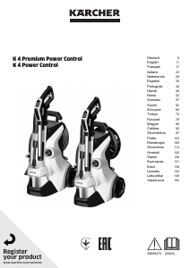 Manuale Kärcher K 4 Power Control Idropulitrice