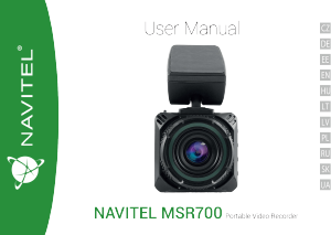 Rokasgrāmata Navitel MSR700 Aktivitātes kamera