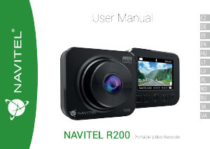 Rokasgrāmata Navitel R200 Aktivitātes kamera