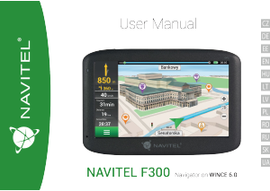 Vadovas Navitel F300 Automobilio navigacija