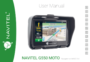 Kasutusjuhend Navitel G550 MOTO Auto navigatsioonisüsteem