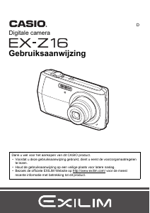 Handleiding Casio EX-Z16 Digitale camera
