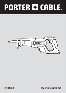 Bruksanvisning Porter-Cable PCL180RS Bajonettsag