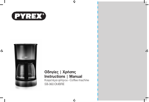 Manual Pyrex SB-360 Ombre Coffee Machine
