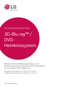 Bedienungsanleitung LG LHA855W Heimkinosystem