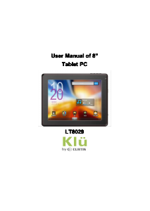 Manual Klü LT8029 Tablet