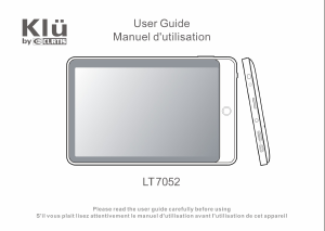 Handleiding Klü LT7052 Tablet