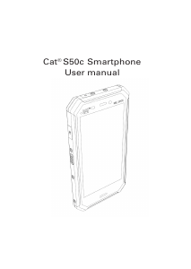 Manual CAT S50C Mobile Phone