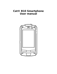 Manual CAT B10 Mobile Phone