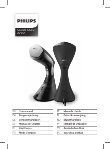 Manuale Philips GC810 Vaporizzatore indumenti