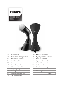 Manuale Philips GC800 Vaporizzatore indumenti