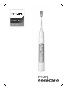 Manual Philips HX9631 Sonicare ExpertClean Escova de dentes elétrica