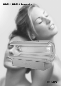 Manual Philips HB591 Sunstudio Sunbed