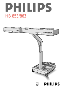 Manual Philips HB853 Sunbed