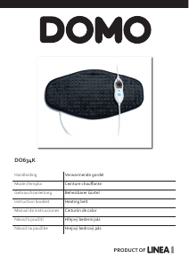 Manual Domo DO634K Heating Pad